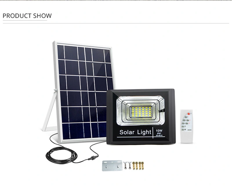 20W 30W 50W 100W with Remote Controller Solar Lamp